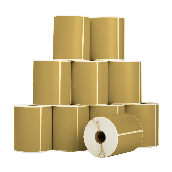 123ink gold DPD shipping labels, 102 x 152mm | 10-pack 653392 - 3