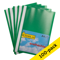 123ink green A4 project folder (100-pack) 302855
