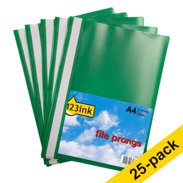 123ink green A4 project folder (25-pack) K-22037C 300548 - 1