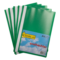 123ink green A4 project folder (5-pack) 300451