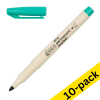 123ink green eco permanent marker (1mm round) (10-pack) 390609 - 1