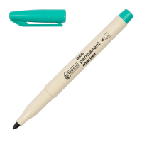 123ink green eco permanent marker (1mm round) 4-25004C 390608