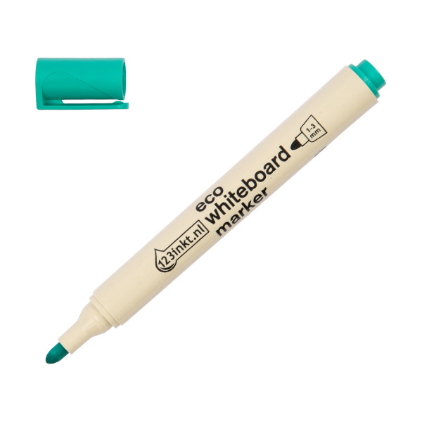 123ink green eco whiteboard marker (1mm - 3mm round) 4-28004C 390590 - 1