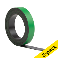123ink green magnetic tape, 10mm x 2m (3-pack)