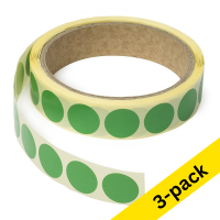 123ink green marking dots Ø 18mm (3 x 1,000 labels)  035232