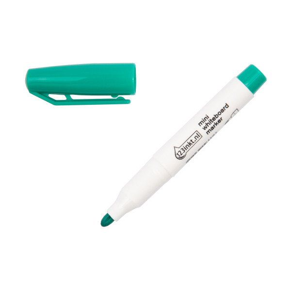 123ink green mini whiteboard marker (1mm round) 4-366004C 390572 - 1