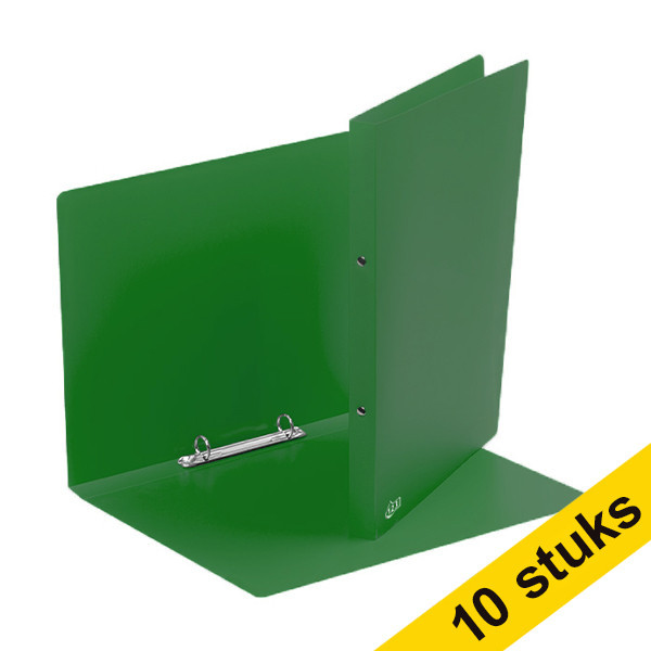 123ink green ring binder with 2 O-rings (21mm) (10-pack)  301401 - 1