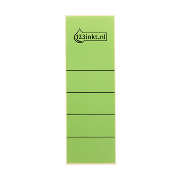 123ink green self-adhesive spine labels, 61mm x 191mm (10-pack) 16420055C 301657 - 1
