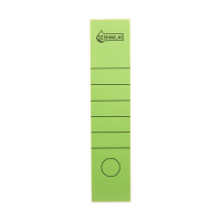 123ink green self-adhesive spine labels, 61mm x 285mm (30-pack)  302366