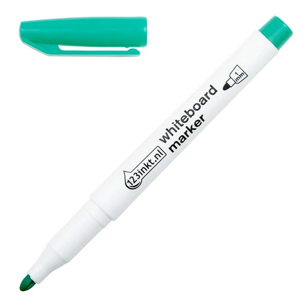 123ink green whiteboard marker (1mm round) 300887 - 1
