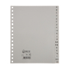 123ink grey A5 plastic tabs with A-Z tabs (17 holes)