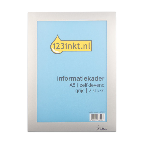 123ink grey A5 self-adhesive information frame (2-pack) 487123C 301248 - 1