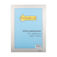 123ink grey A5 self-adhesive information frame (2-pack) 487123C 301248