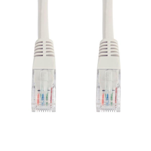 123ink grey Cat6 U/UTP network cable, 0.5m 68434C K8100GR.0.5C 302287 - 1