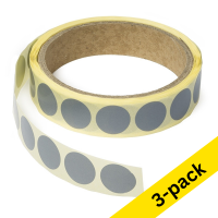 123ink grey marking dots Ø 18mm (3 x 1,000 labels)  035241