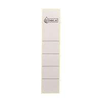 123ink grey self-adhesive spine labels, 39mm x 191mm (10-pack) 16430085C 301659