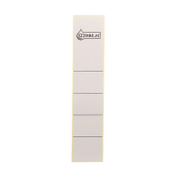 123ink grey self-adhesive spine labels, 39mm x 191mm (10-pack) 16430085C 301659