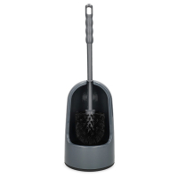 123ink grey toilet brush with holder (tall model) SDR07314