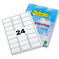 123ink labels, 63.5mm x 33.9mm (24,000 labels) L7159-250C 060311