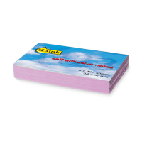 123ink lilac self-adhesive notes, 100 sheets, 38mm x 51 mm (3-pack)  300474