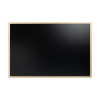 123ink magnetic chalkboard with wooden frame, 60cm x 90cm