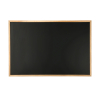 123ink magnetic chalkboard with wooden frame, 60cm x 90cm