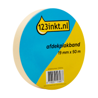 123ink masking tape, 19mm x 50m