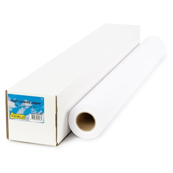 123ink matte coated paper roll, 914mm x 30m (140 g/m²) 8946A005C 155076 - 1