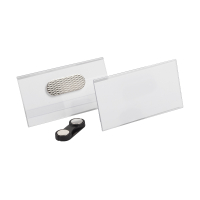 123ink name badge with magnet, 75mm x 40mm (10-pack) 821219C 301914