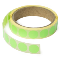 123ink neon green marking dots Ø 18mm (1,000 labels)  300799