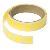123ink neon yellow marking dots Ø 18mm (1,000 labels)  300797