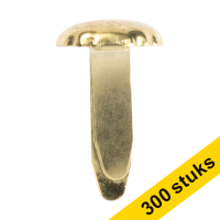 123ink no.2 paper fasteners, 12mm x 8mm (300-pack)