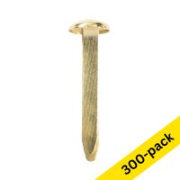123ink no.6 paper fasteners, 25mm x 8.5mm (3 x 100-pack)