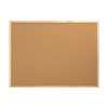 123ink notice board with wooden frame, 60cm x 80cm