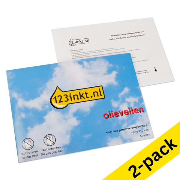 123ink oil sheets (2 x 12-pack) 2101949C 301000 - 1