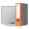 123ink orange A4 cardboard lever arch file binder, 80mm 10805045C 300172