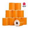 123ink orange DPD shipping labels, 102 x 152mm (10-pack) 653388 - 1
