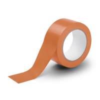 123ink orange self-adhesive floor marking tape, 50mm x 33m 302640