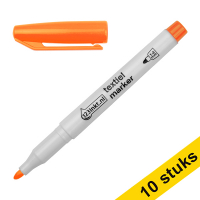 123ink orange textile marker (1mm - 3 mm round) (10-pack)