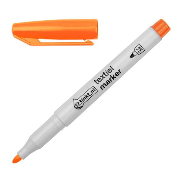 123ink orange textile marker (1mm - 3mm round) 1047006C 33305 300844 - 1