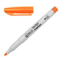 123ink orange textile marker (1mm - 3mm round) 1047006C 33305 300844