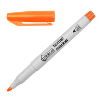 123ink orange textile marker (1mm - 3mm round) 300844