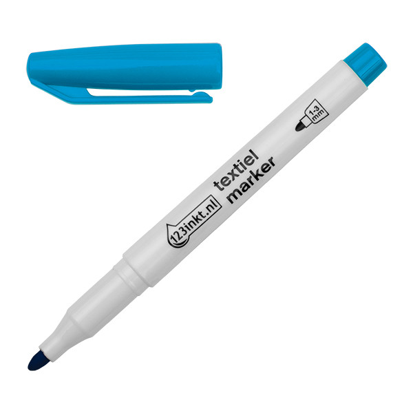 123ink pastel blue textile marker (1mm - 3mm round) 1047010C 33312 300851 - 1