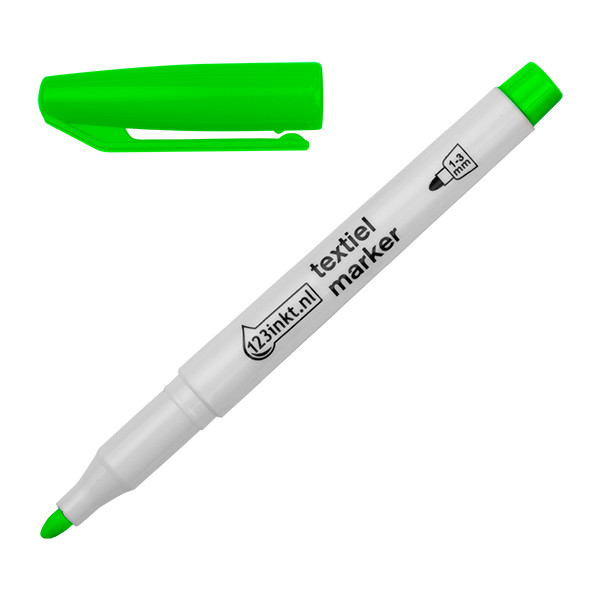 123ink pastel green textile marker (1mm - 3mm round) 1047011C 33309 300848 - 1