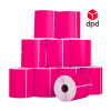 123ink pink DPD shipping labels, 102 x 152mm (10-pack) 653393 - 1