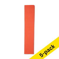 123ink pink crepe paper, 250cm x 50cm (5-pack)