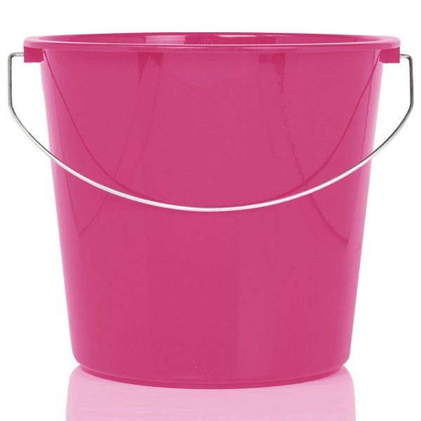 123ink pink household bucket, 10 litres SDR00011 - 1