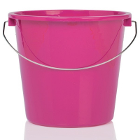 123ink pink household bucket, 5 litres