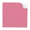 123ink pink reusable self-adhesive notes, 10cm x 10cm (5-pack)