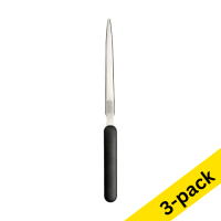 123ink plastic handle letter opener (3-pack)